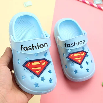 

2020 New Fashion Children Spiderman Shoes Boys and Girls Cartoon Sandal Summer Slippers High Quality Kids Garden Baby Sandals
