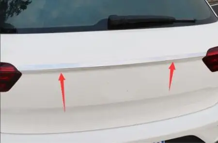 Для Volkswagen T-Roc отделка задней двери отделка багажника нашивка-полоска модификация украшения специальные аксессуары
