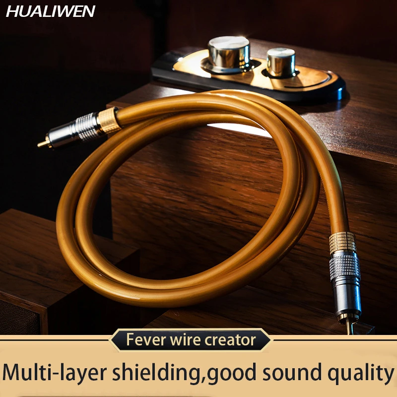 Luxury Hifi Subwoofer Cable For Speaker Car Audio Home Theater Rca Male To Male Digital Coaxial Audio Video Spdif Cable Subwoofer Rca Audio Video Cablevideo Cable Aliexpress aliexpress