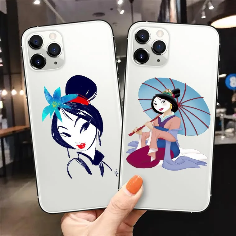 

Funny lovely cartoon mulan silicone TPU case for iPhone 11 Pro Max 6s 7 8Plus SE 5 5S X10 XS XR Max Popsocket for mobile phones
