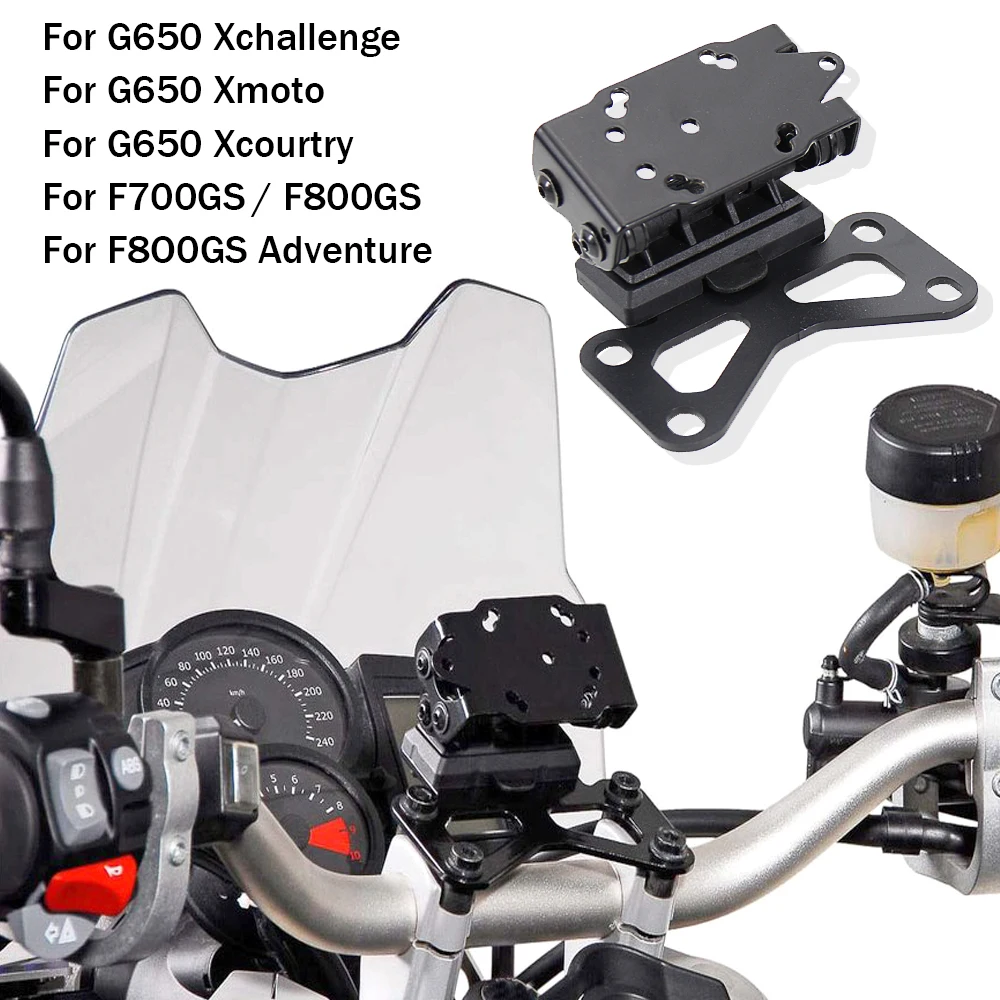 for BMW F650GS F700GS F800GS 2013-2017 KIMISS Motorcycle Camera Stand Black Front Motion Camera Stand Bracket Holder 