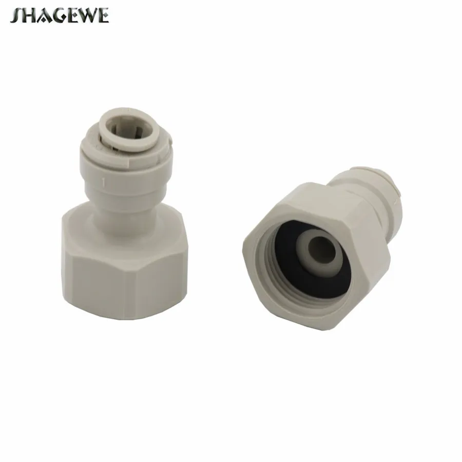 2pcs Speedfit Female Quick DisConnects 38 516 PUSH IN TO 58 Thread for Beer Faucet Shank Sankey Keg Coupler home Brewing (2)
