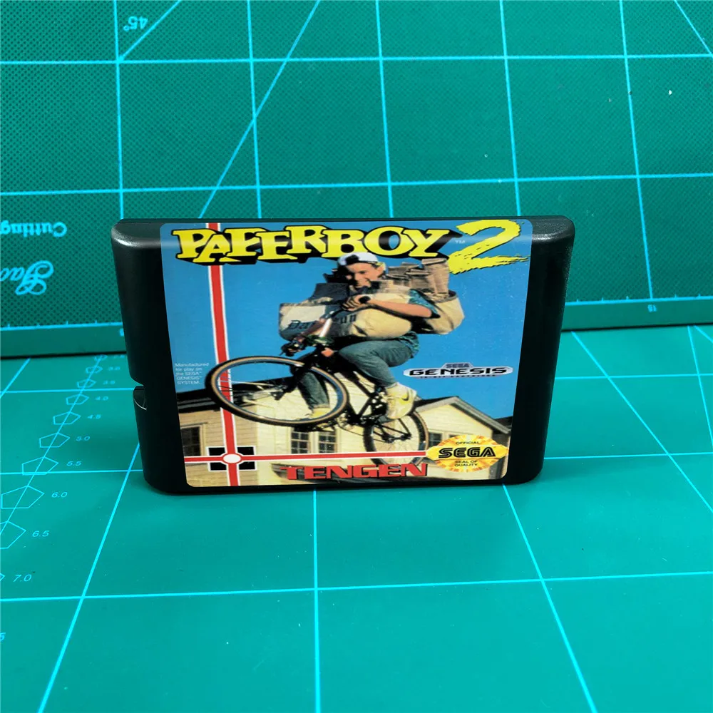 Картридж для игр Paper Boy 2 II 16 bit MD консоли MegaDrive Genesis|Запасные части| |