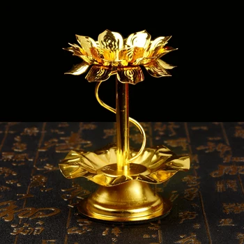 

Metal Vintage Candle Holder Gold simple Zen Candlestick Retro Candle Holders lantern house bougeoir home table decoration EE6