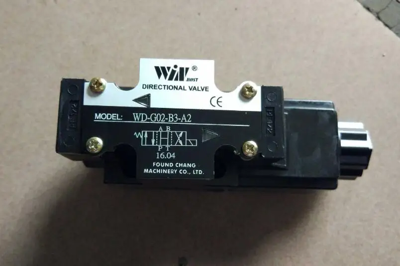 WINMOST гидравлический клапан направленный Модель: WD-G02-B3-A2 найти Чанг также обратную