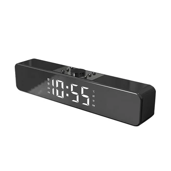 

G12 Portable Bluetooth Speaker IPX5 Waterproof Speaker Built-in Mic Support TF Card Clock Alarm Wireless Speaker