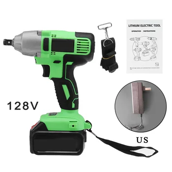 

16000mah Wireless Electric Impact Wrench LED Lights Display Rechargeable Battery DIY General Construction Repair Power Tools