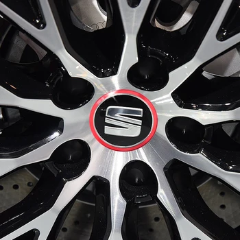 

4pcs Car Styling Ring Wheel Hub Decoration Circle For Seat Leon Ibiza cupra Altea Tarraco mii Alhambra car stickers Accessories