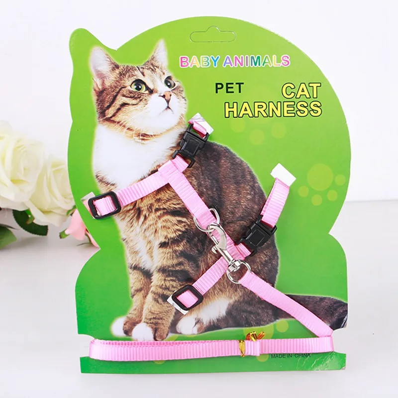 Cuerda de tracción automática para perros, correa de nailon Katzenhalsband, arnés para gatos, accesorios para mascotas, Chihuahua, cinturón de tracción