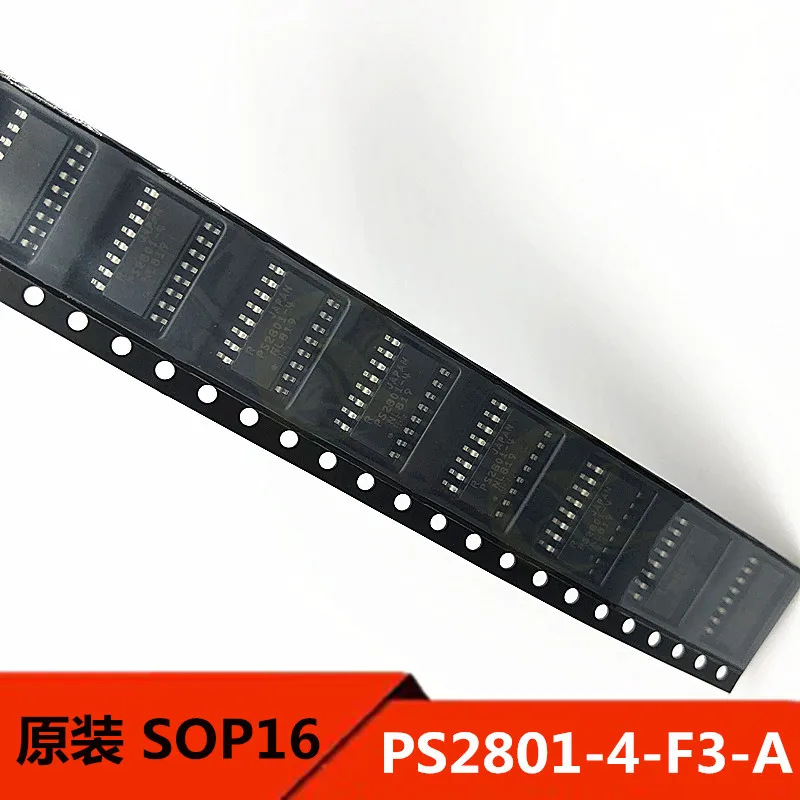5PCS PS2801-4-F3-A patch SOP16 photoelectric optical isolator transistor output original products | Электронные компоненты и