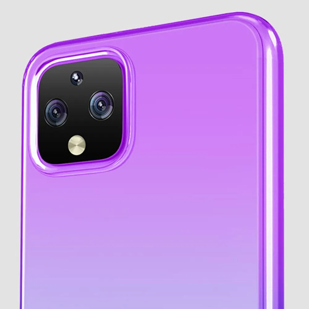 QUZONG градиентный цветной чехол для телефона для Google Pixel 4 4XL 3A 3AXL Мягкий Силиконовый противоударный чехол для Google Pixel 4 3A XL чехол s