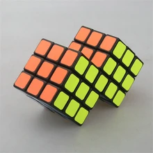 Поворотный кубик двойной 3x3 сиамские, волшебный куб, головоломка с быстрым кубом игрушка для тренировка мозга cubo magico-черный