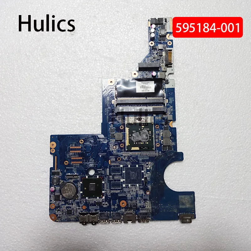 Hulics Origina ДЛЯ hp CQ42 G42 CQ62 G62 Материнская плата ноутбука павильон 595184-001 DA0AX1MB6H1 DA0AX1MB6H0 HM55 DDR3 Бесплатный мягкий Пак