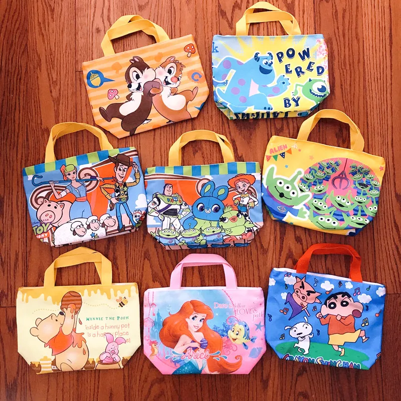 

Oxford Canvas Princess Forky Cute Lunch BAG NEW Handbag Lunch TOTE Pouch BOX