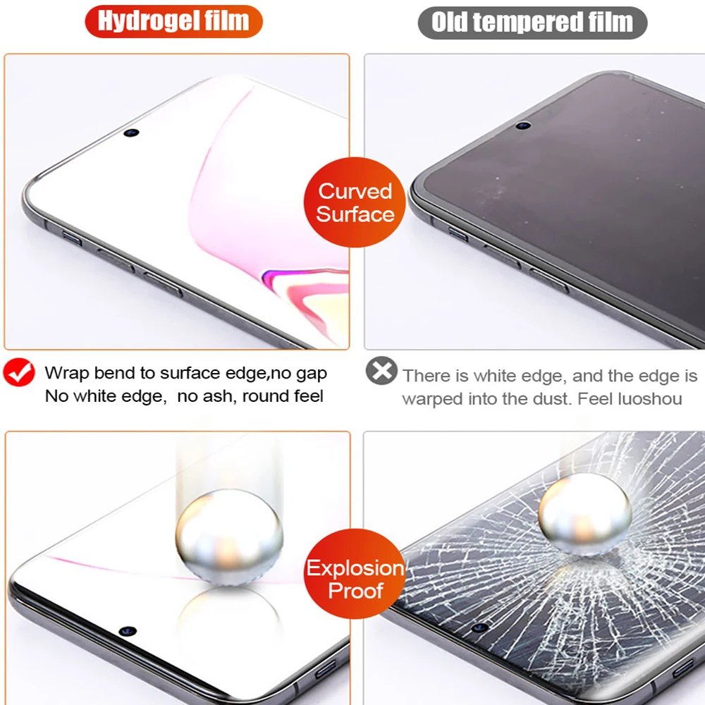 phone screen cover 2Pcs Hydrogel Film For Xiaomi Redmi 9T 9 9aT 9c nfc Screen Safety Protective film For Redmi9T  redmy9T Xiaomi 9T Not Glass cell phone screen protector