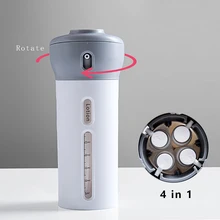 4 в 1 портативные дозаторы для мыла, лосьон, шампунь, гель для душа, бутылка для путешествий, эмульсия, бутылка для хранения жидкого мыла, дозатор, насос