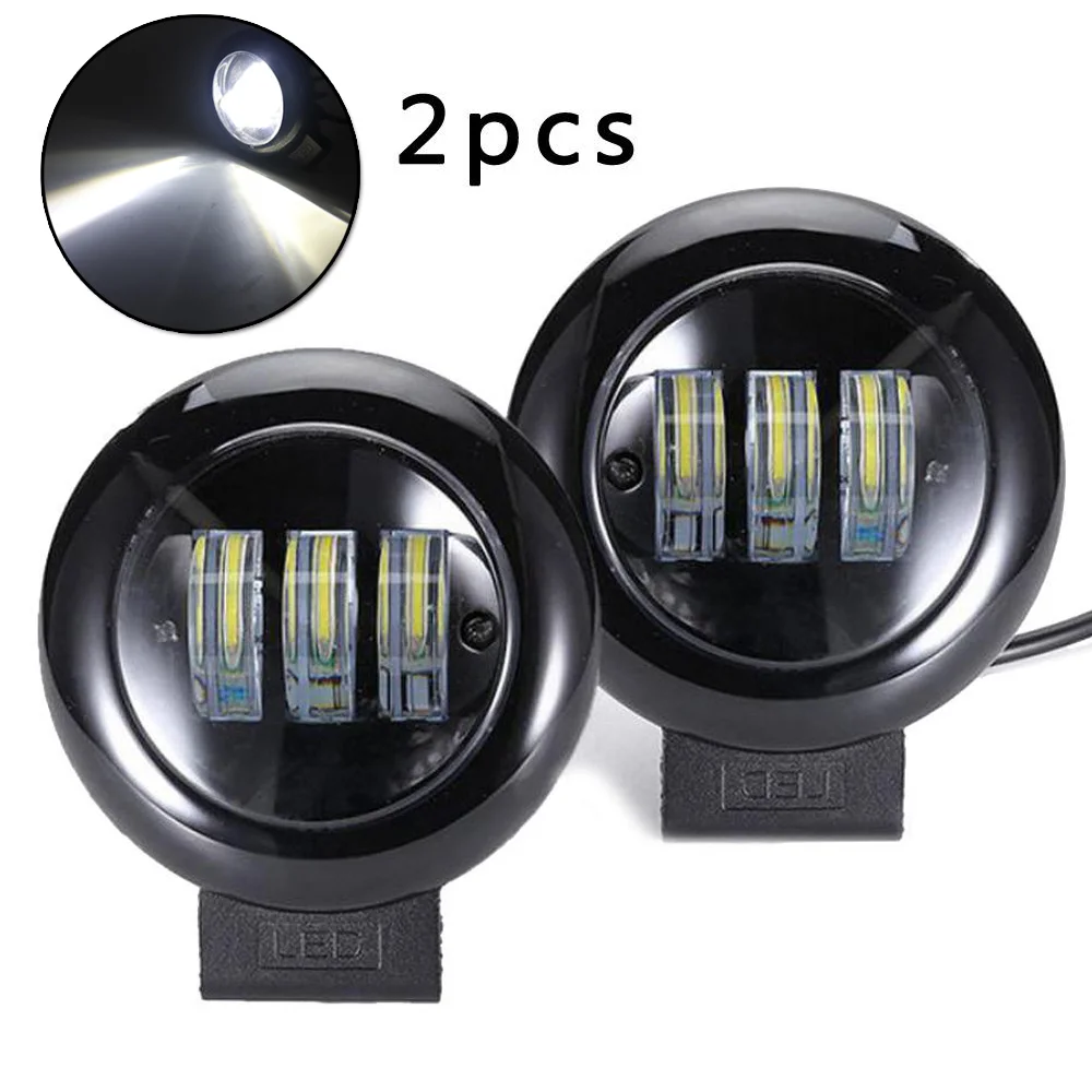 

1pc/2pcs 30W LED Work Light Top Spotlight Lamp For Car 4WD ATV SUV UTV Truck 4x4 Off-road Motorcycle Working Running Light