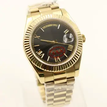 

luxury band watch DAYDATE automatic mechanical 40MM 18K men AAA watchres Stainless steel Wristwatch no battery 2813 rolexable