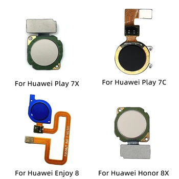

5pcs/lot Button Touch ID Connector Menu Return Key Flex Cable For Huawei Play 7x Play 7c Enjoy 8 Honor 8x Home