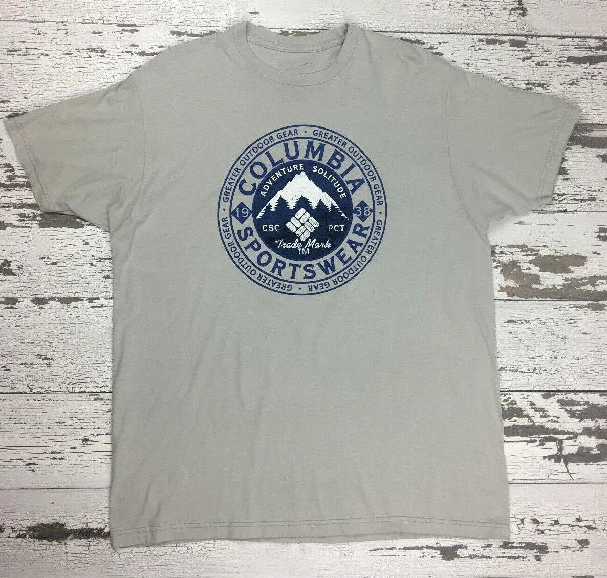 

Men'S Tee Shirt Columbi Sports Adventure Solitute Short Sleeve Unisex Size S-3XL