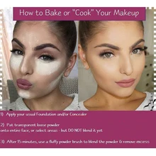 1 шт. горячая Распродажа для женщин, 6 цветов, долговечная основа, контроль жирности, рассыпчатая пудра с пуховкой, косметические для макияжа лица