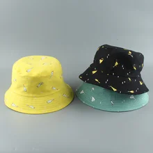 Панама Кепка унисекс хлопок мультяшная ведро шляпа мужчины женщины Боб кепка хип-хоп Спорт на открытом воздухе Лето Рыбалка шляпа