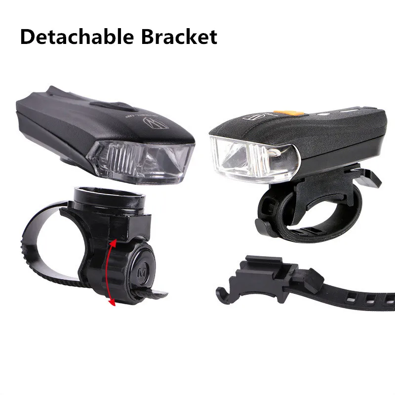 Flash Deal Wheel Up Bicycle Light USB Rechargeable 4 Mode Bike Front Light Lamp Bicycle Headlight Safety Warning Cycling Portable Light  JC 4