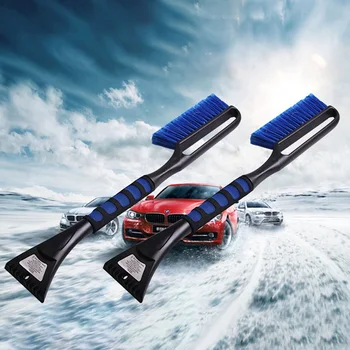

New Generation Car Care & Cleaning Multipurpose Long Handle Snow Removal Brush Scraper Ice Shovel Car Vehicle