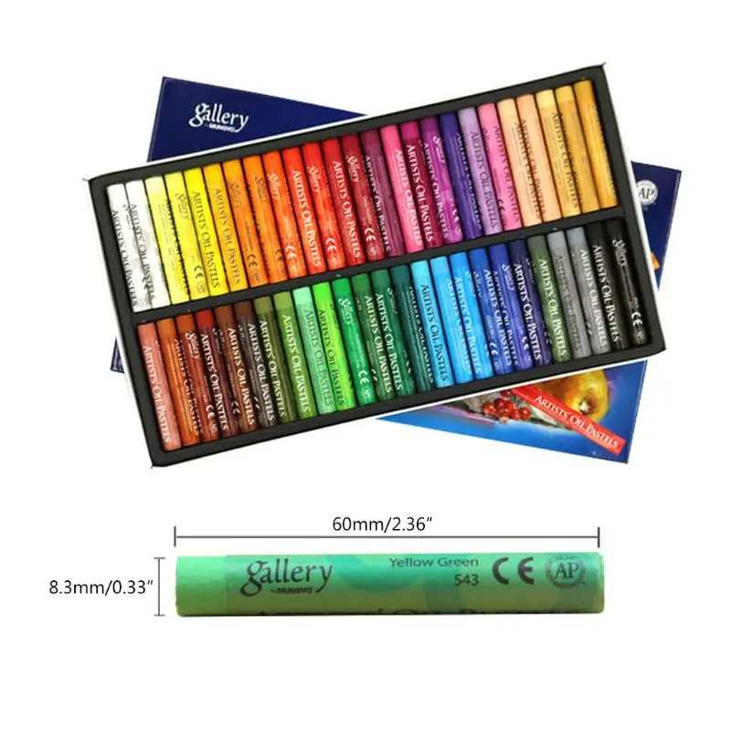 48 цветов масляная пастель для художника студентов граффити мягкая Пастельная