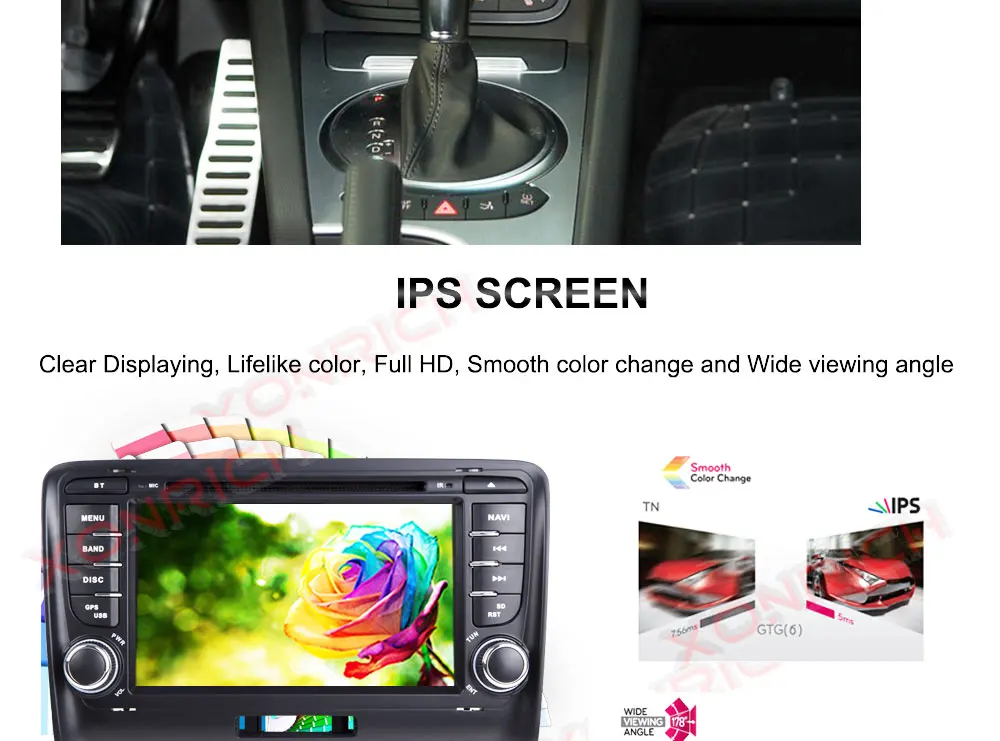 Автомобильный мультимедийный плеер 2 Din Android 9,0 для AUDI TT MK2 8J 2007 2008 2009 2010 2011 2012014 gps навигационная система Радио DVD