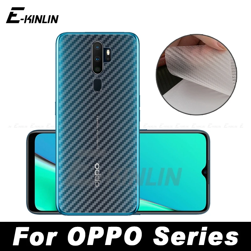 3D задняя крышка из углеродного волокна защитная пленка для OPPO A8 A3 A3s A5s A7 A5 A9 A9x 2020 AX5