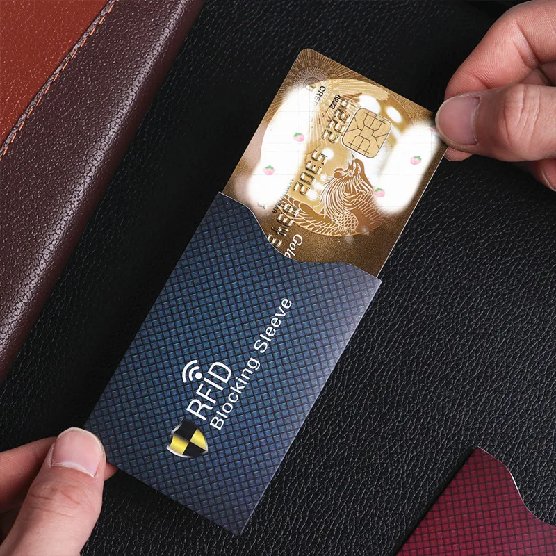 Защита от кражи для RFID, кредитный держатель для карт, защита от блокировки, держатель для карт, алюминиевый чехол, защитный чехол