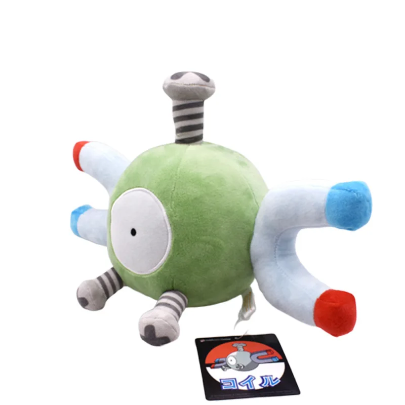 TAKARA TOMY Pokemon Anime Magnemite Plush Stuffed Toys Animal Soft Kids Christmas Gift