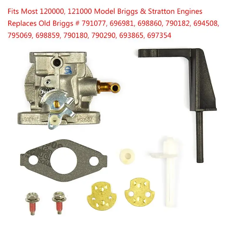 Briggs & Stratton 798653 Carburetor Replaces 697354/790290/791077/698860 