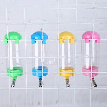 

Pet Cage Hanging Drinking Fountain Leak Proof Water Bottle Dog Cat Drinking Bottle Ball Type Automatic Drinking Bottle