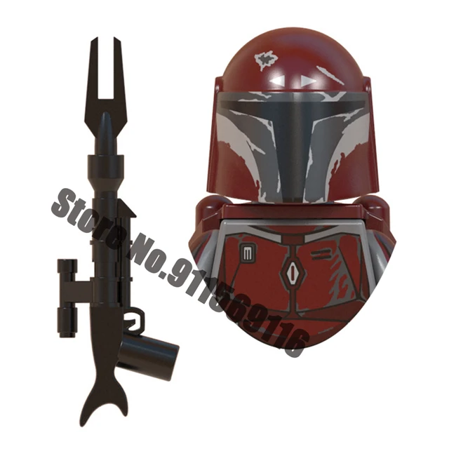 Mandalorian Building Block Jango Boba Fett Grogu Baby Yoda Pre Vizsla Bo-Katan Din Djarin Sabine Wren Star Brick Figure Wars Toy WM981