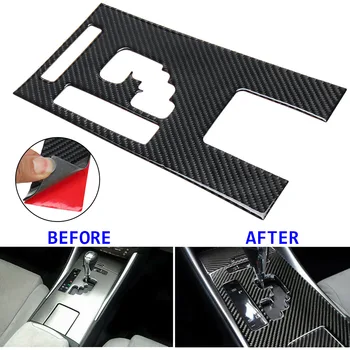 

NEW Rear Carbon Fiber Gear Shift Box Panel Cover Trim Decorative Sticker Frame Fit For LEXUS IS250/300 2006-2011