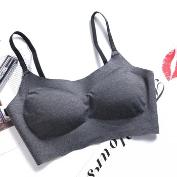 

Seamless Lingerie For Women Caramel Fitness, Cooling Bra, Shockproof Thin Lining, Push-up Bra, Women Intimate Underwear Bralette