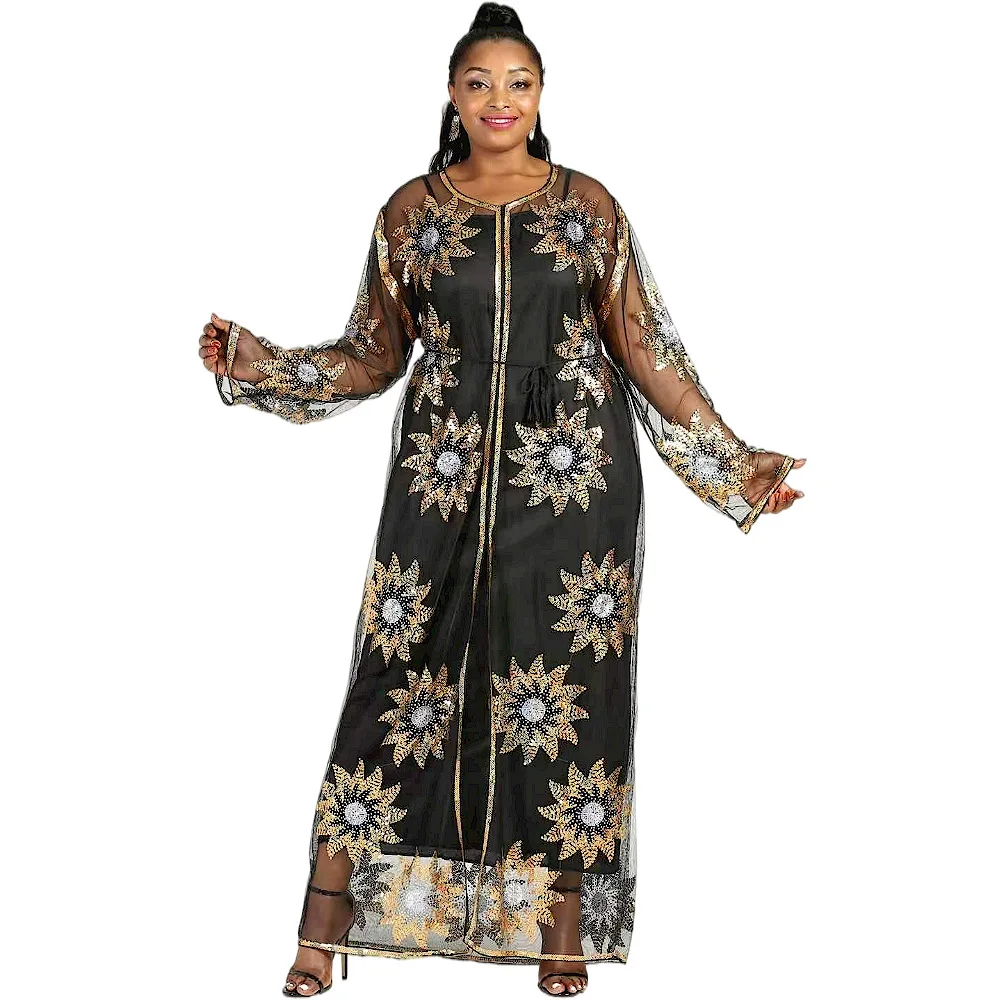 Женское платье в африканском стиле макси африканская абайя длинное кафтан 2021 |