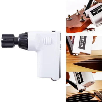 

Guitar Durable Strings Winder Handheld Ukulele ABS Manual Easy Operate Rechargeable Repair Effortless Electric Accessories