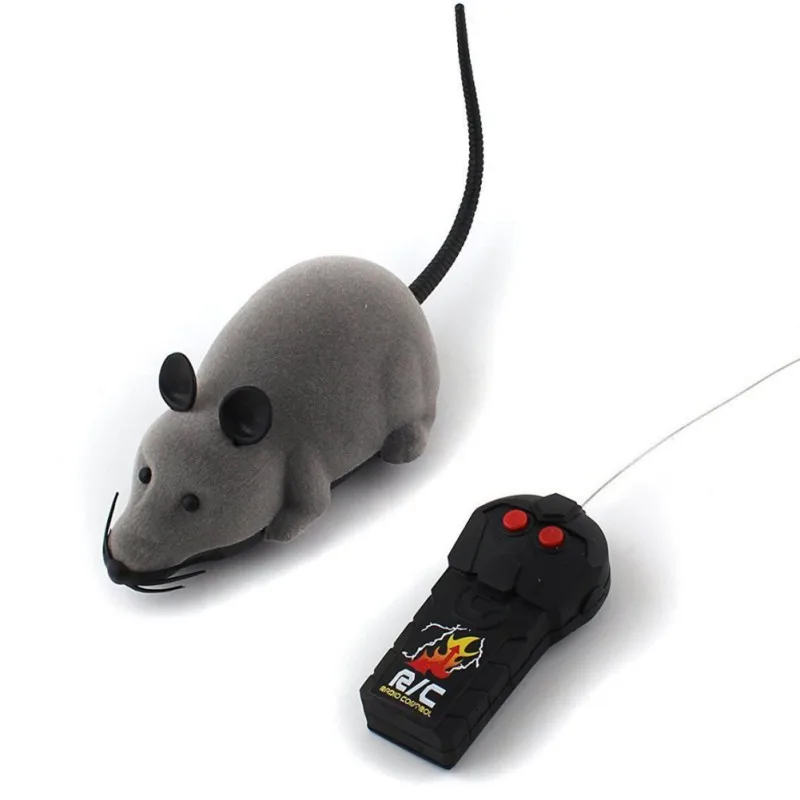 Pet Cat Toy Wireless RC Mice Cat Toys Remote Control False Mouse Simulated Electric Mouse Cat Funny Playing Toys 