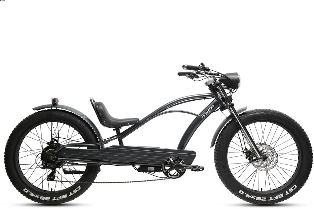 Electric Chopper Bike for Adults, 20*4.125 Fat Tires, Vintage Style Electric  Bikes, Electric Chopper Bicycle