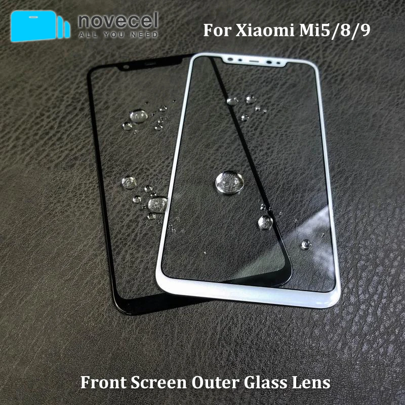 10 шт. Novecel для Xiaomi Mi для девочек от 5 до 8 лет Lite/Pro/SE Mi 9T Сенсорный экран передний Внешний сенсорный экран Панель Стекло Запчасти Ремонт Замена