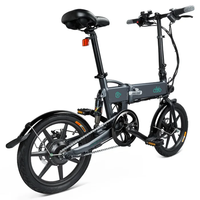FIIDO D2 Электрический велосипед Умный складной велосипед электрический мопед педальный велосипед 7.8Ah батарея/с двойными дисковыми тормозами