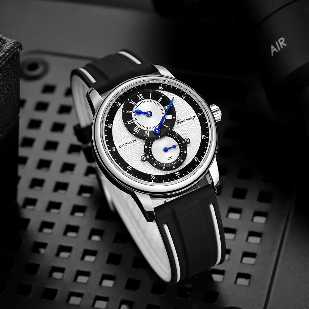 Forsining Skeleton Automatic Mechanical Watches Waterproof Men's Watch Famous Brand Luxury Clock Relogio Masculino Watch For Men mechanical watch