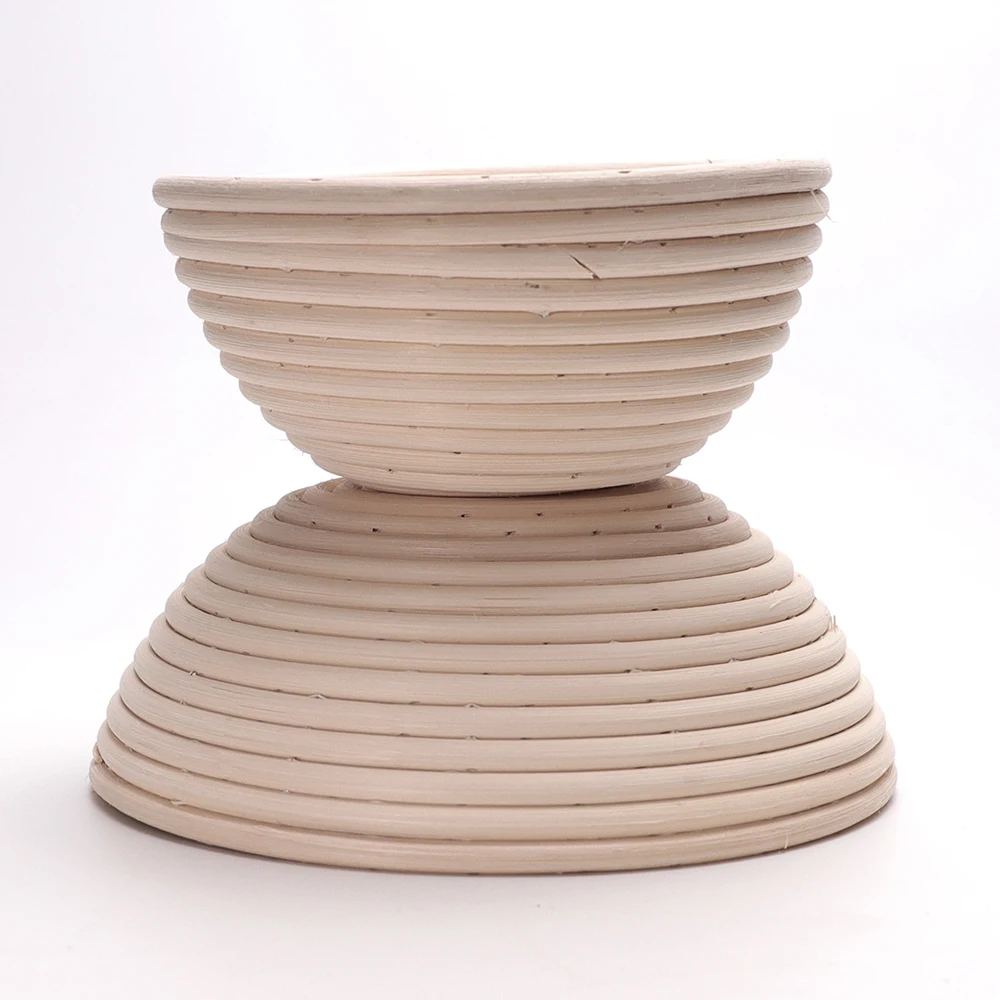 2 Fodere In Lino Per Cestini Lievitazione Pane - Con Spazzola Silicone, Naturali E Lavabili - Foto 2