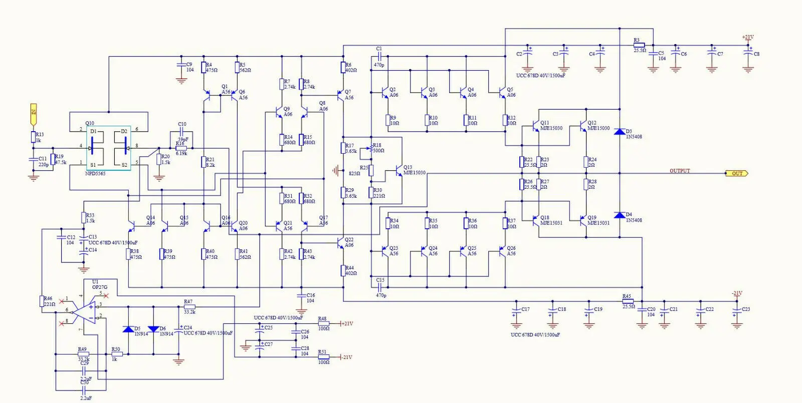 Hiend Clone Krell KSA 5 V2 0 Headphone Amp PCB KSA5 Amplifier Bare PCB