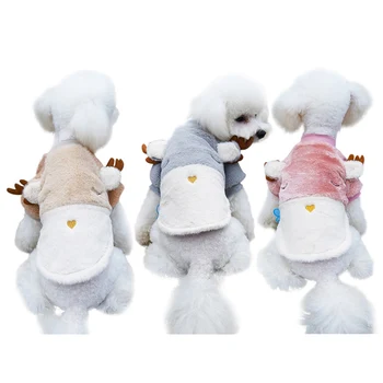 

New Fashion Winter Warm Dog Clothes Pet Autumn And Winter Warm Coat Thickening Jacket Small Dogs Dog Cute Cosplay Down & Parkas