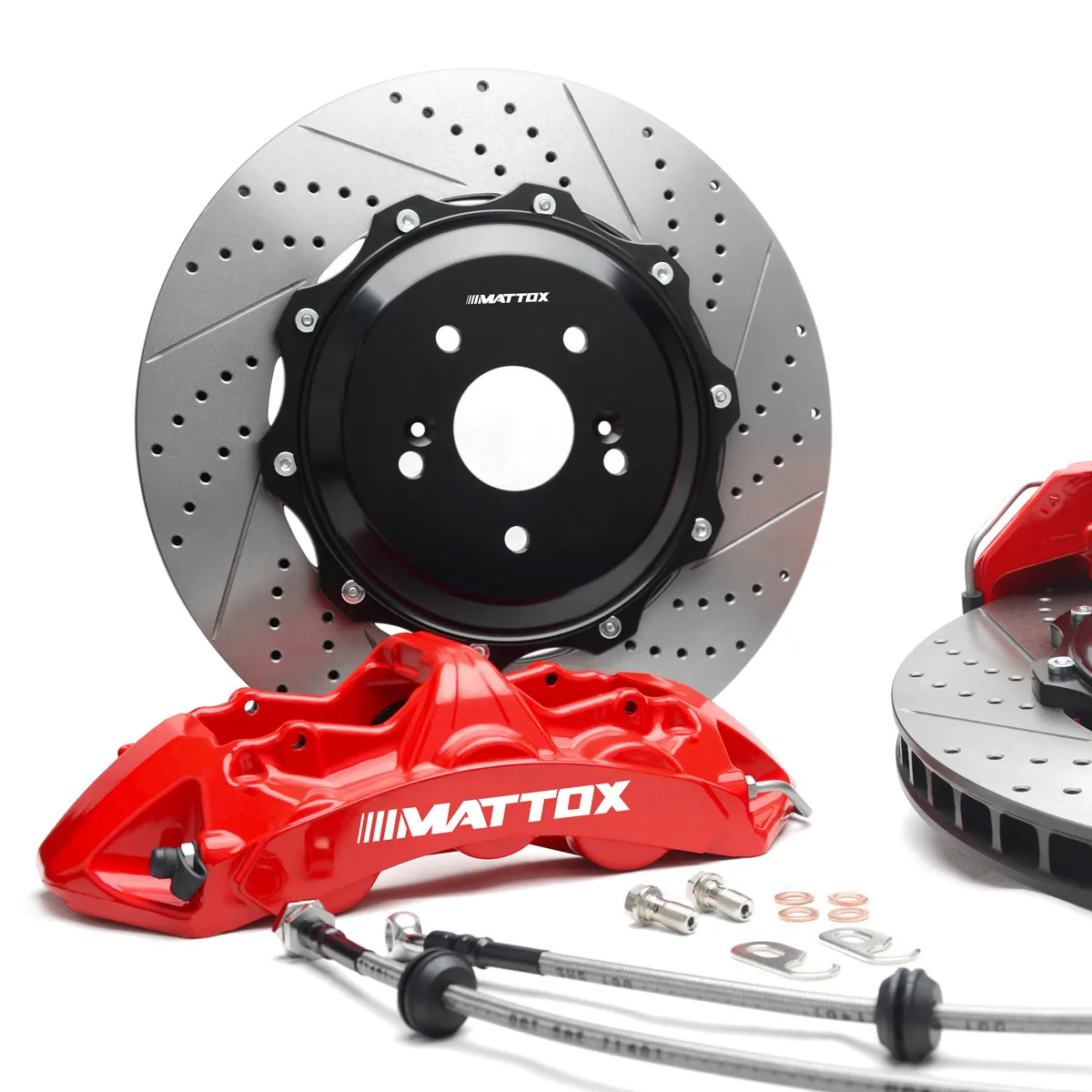 Mattox Big Brake Kit AMG Racing Performance 6POT Caliper 405X34mm Rotor For Benz CLS55 CLS63 C219 2003 2011 | Автомобили и