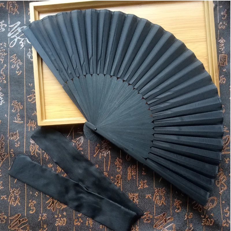50pcs Vintage Black Chinese Style Hand Fan Folding Fans Dance Wedding Party Favor | Дом и сад